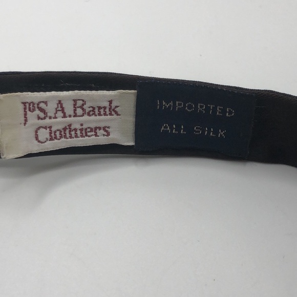 Jos. A. Bank Flower Neck Bend. VTG Rare Find All silk - Picture 4 of 6